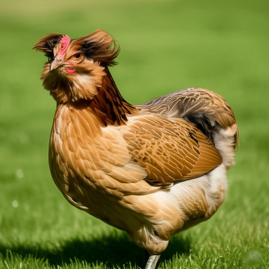 Raza de Gallina Araucana (Mapuche)