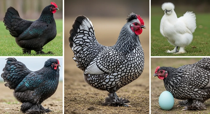  Las 5 Razas de Gallinas más Espectaculares (y cuáles conseguir en Ecuador)