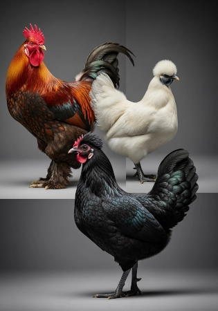 Venta de gallinas Exóticas